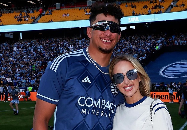 Patrick Mahomes caught on video suffering with his wife Brittany from the same problem as all men