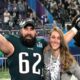 WATCH: Jason Kelce’s wife is brought to tears as her husband assumes the role of the Eagles’ new owner, gratefully acknowledging, “I’ve never witnessed Jason this elated. I owe it all to her unwavering support and love.”