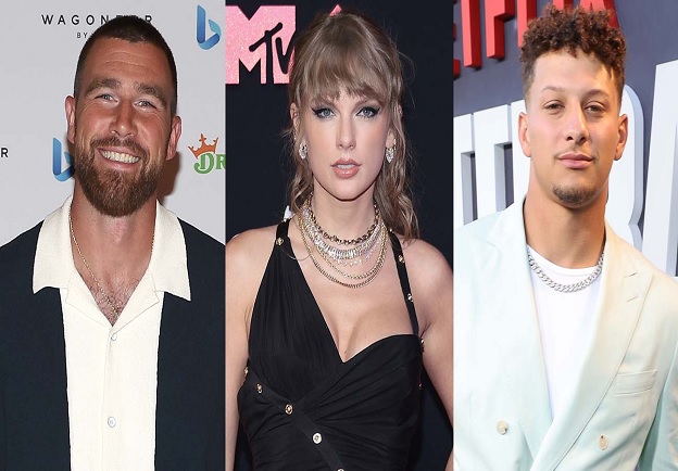 Taylor Swift praised for her NFL knowledge by Travis Kelce's Kansas City Chiefs teammate Patrick Mahomes as he opens up on his friendship with the singer: 'It's like she's trying to become a coach!'