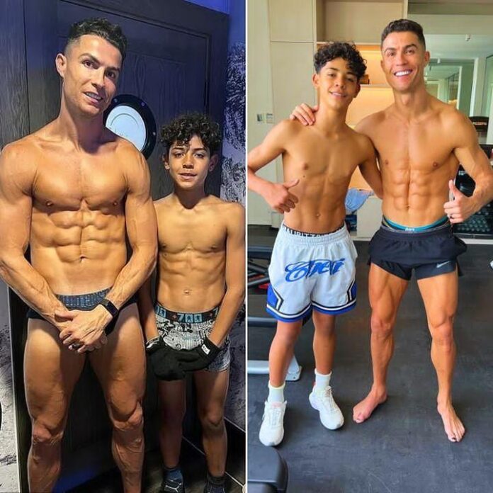 Cristiano Ronaldo Jr. is about to surpass his great father's height