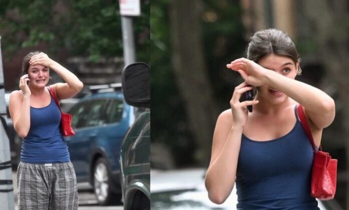 Breaking: Suri Cruise 18-year-old daughter of Tom Cruise and Katie Holmes, spotted crying on phone while out and about in New York, after she got a call that her mother Katie Holmes and estranged father Tom Cruise has been confirmed…Read More