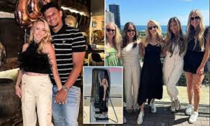 JUST IN: Taylor Swift as been SPOTTED in attendance as Brittany Mahomes celebrates 29th birthday with lavish party on private jet… but the Popstar was looking odd and it is because of…