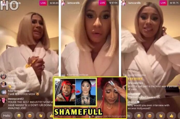 “Cardi B bursts into tears on Instagram livestream after discovering Offset tried to approach her sister, Hennessy.” Read more ...