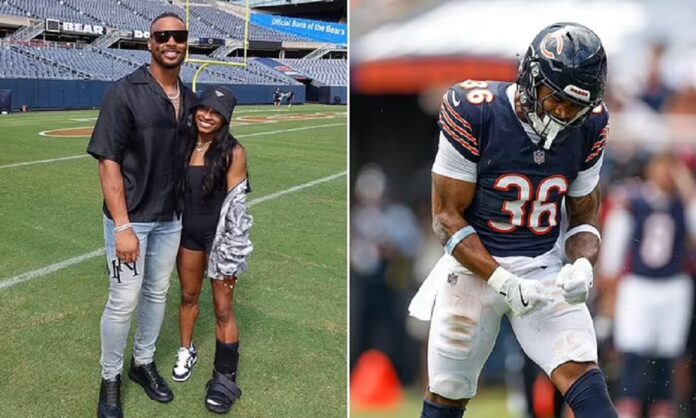 BREAKING: Simone Biles goes wild celebrating husband Jonathan Owens’ touchdown for Chicago Bears: ‘Almost had a heart attack’… See More