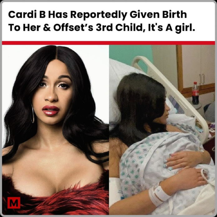 CONGRATULATION:  Cardi B rap superstar gives birth to her 3rd child saying “I am so grateful to have shared this ... Find More