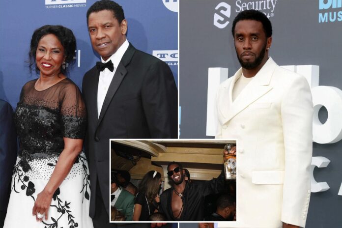 DENZEL WASHINGTON Admitted To Attending a P DIDDY Party In 2003 But Said He And His Wife Were There And Saw Something They Didn’t Like So They Left. DIDDY Tried To Seduce ... find details