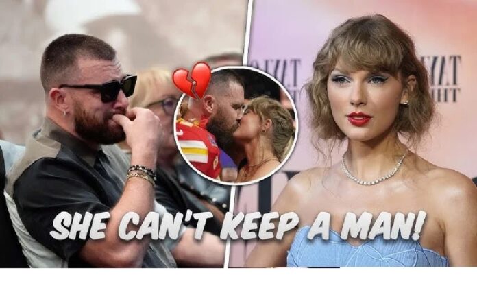 “After everything we’ve been through, it’s finally over!” Taylor Swift exclaims angrily, ending her long-term relationship with boyfriend Travis Kelce.