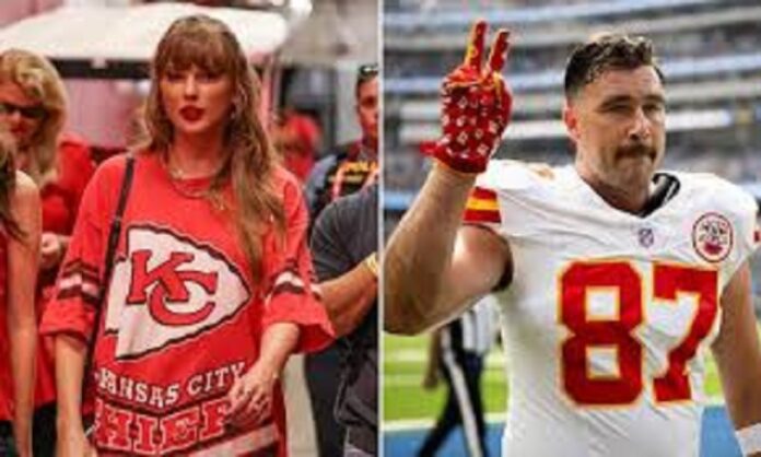 Taylor Swift is back at the Chiefs game to watch Travis Kelce take on the Saints after skipping the last two matches.